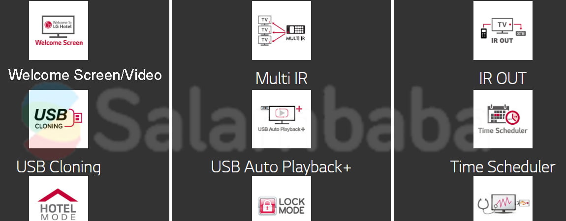 سایر امکانات تلویزیون ال جی LV300